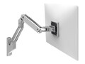 Ergotron HX Wall Monitor Arm, Polished Aluminum, 45-478-026, 33540564, Stands & Mounts - Desktop Monitors