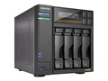 Asus Asustor Lockerstor 4 Gen3 AS6804T 4 Bay NAS - AMD Ryzen Embedded V3C14 - 2.3GHz - Quad-Core - 16GB D, AS6804T                       , 42155114, Network Attached Storage
