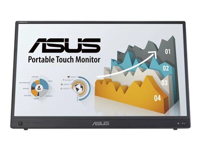 Asus 15.6 MB16AMTR Full HD LED-LCD Touchscreen Portable Monitor, MB16AMTR                      , 41798475, Monitors - Touchscreen