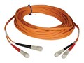 Tripp Lite Fiber Optic Cable, SC-SC, 50 125, Duplex Multimode, 3m, N506-03M, 434602, Cables