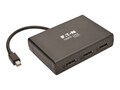 Tripp Lite 3-Port Mini DisplayPort 1.2 to DisplayPort 4K x 2K Multi-Stream Transport (MST) Hub, B155-003-DP-V2, 31916732, Video Converters, Extenders & Splitters
