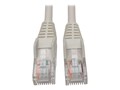 Tripp Lite Cat5e 350MHz Snagless Molded UTP Patch Cable, White, 5ft, N001-005-WH, 33846598, Cables