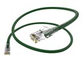 UNC ClearFit Cat6 Patch Cable, Snagless, Green, 20ft, 10089, 12046680, Cables