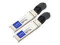 AddOn Dell Force10 10GBase-CU SFP+ Passive Twinax Direct Attach Cable, 0.5m, CBL-10GSFP-DAC-0.5M-AO, 41117418, Cables AddOn Dell Force10 10GBase-CU SFP+ Passive Twinax Direct Attach Cable, 0.5m, CBL-10GSFP-DAC-0.5M-AO, 41117418, Cables