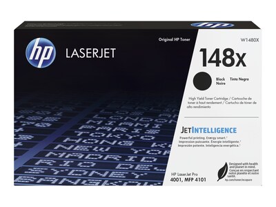 HP 148X (W1480X) High Yied Black Original LaserJet Toner Cartridge, W1480X, 41499596, Toner and Imaging Components - OEM