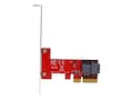 StarTech.com x4 PCI Express to SFF-8643 Adapter for PCIe NVMe U.2 Solid State Drive, PEX4SFF8643, 32464117, Drive Mounting Hardware