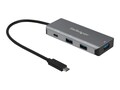 StarTech.com 3 USB-A 1 USB-C 10Gbps Portable USB 3.1 Gen 2 Hub - Power Delivery, HB31C3A1CPD3, 37730681, USB & Firewire Hubs