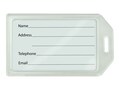 Brady CLEAR,  RIGID LUGGAGE TAG CARD, 1840-6200                     , 42076918, Office Supplies