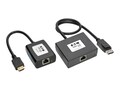 Tripp Lite DisplayPort to HDMI over Cat5 Cat6 Active Extender Kit, B150-1A1-HDMI, 28184665, Video Converters, Extenders & Splitters