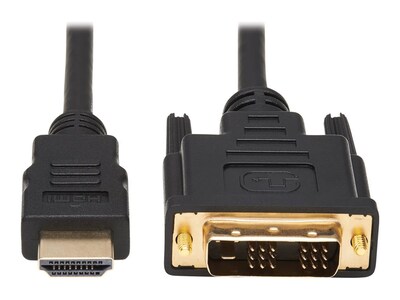 Tripp Lite HDMI to DVI M M Gold Digital Video Cable, 12ft, P566-012, 16702429, Cables