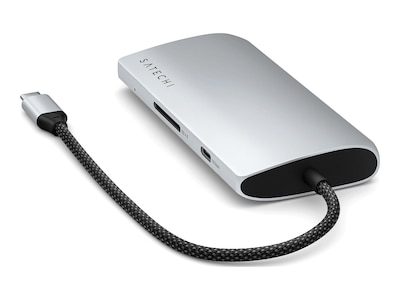 Satechi USB-C Multi-Port Adapter, 8K, ST-P8KES, 41766475, Docking Stations & Port Replicators Satechi USB-C Multi-Port Adapter, 8K, ST-P8KES, 41766475, Docking Stations & Port Replicators