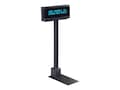 Logic Controls Pole Display, 9.5mm, 2 x 20, RS-232 Universal, External Power Supply, Gray, LDX9000-GY, 16966731, POS Pole Displays