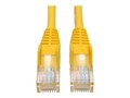 Tripp Lite Cat5e RJ-45 M M Snagless Molded Patch Cable, Yellow, 50ft, N001-050-YW, 13931859, Cables