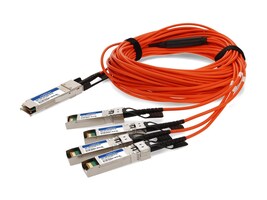 AddOn QSFP-4SFP-AOC20M-OE-AO Main Image from Right-angle AddOn QSFP-4SFP-AOC20M-OE-AO Main Image from Right-angle