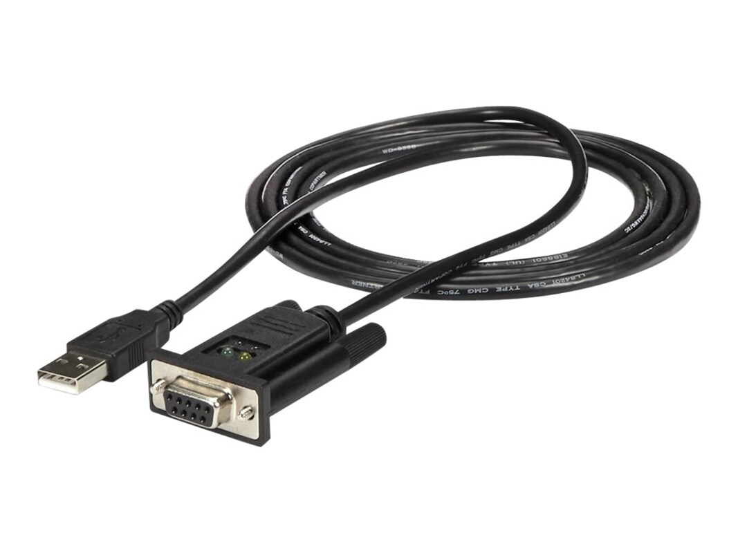 StarTech.com USB to Null Modem RS232 DB9 Serial Adapter (ICUSB232FTN)