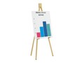 Da-Lite Heavy-Duty Dual Purpose Gold Display Easel, 6ft, 43162, 8110191, Furniture - Miscellaneous
