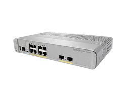 Cisco WS-C3560CX-8PTS++ Main Image from Right-angle