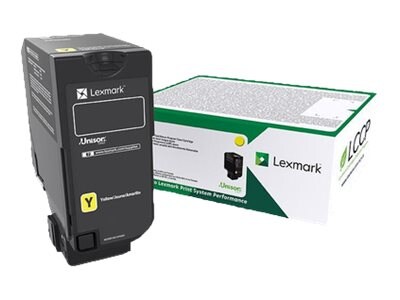 Lexmark Yellow High Yield Return Program Toner Cartridge for CS725 Series , 74C1HY0, 31439905, Toner and Imaging Components - OEM