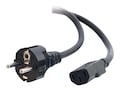 C2G European Power Cord, C13 (F) to CEE7 7 (M), Black, 8ft, 03138, 8312041, Power Cords C2G European Power Cord, C13 (F) to CEE7 7 (M), Black, 8ft, 03138, 8312041, Power Cords