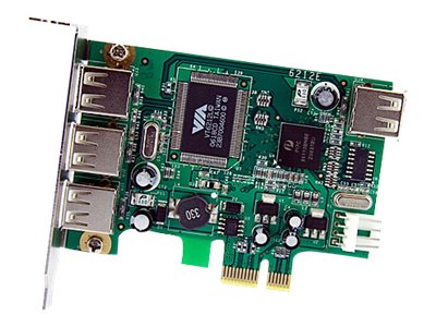 StarTech.com 4 Port USB 2.0 PCIe Card - Low Profile (PEXUSB4DP)