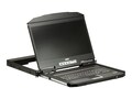 Aten 18.5 Ultra Short Depth Single Rail LCD Console (USB, HDMI), CL3700NW, 36203838, KVM Displays & Accessories