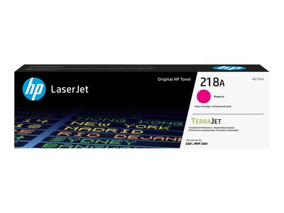HP (W2183A) 218A Magenta Original LaserJet Toner Cartridge, W2183A, 41792350, Toner and Imaging Components - OEM