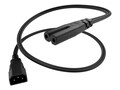 UNC Power Cord C7 to C14 10Amp BLA , PWCD-C7C14-10A-02F-BLK, 41226846, Power Cords