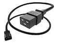 UNC Power Cord C14-C19 15Amp 250V , PWCD-C14C19-15A-07F-BLK, 41127227, Power Cords UNC Power Cord C14-C19 15Amp 250V , PWCD-C14C19-15A-07F-BLK, 41127227, Power Cords