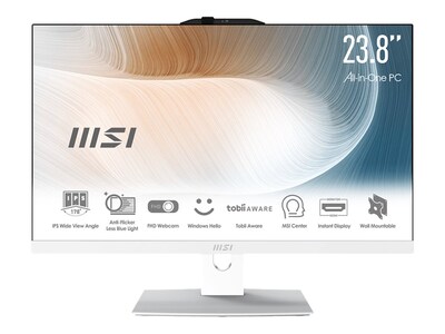 MSI MODERN AM242TP I5-1240 BT 5.1 W11H, MAM242TP12M056, 41496629, Desktops - All-in-One