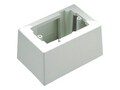 Panduit Surface Mount Outlet Box, JB1DWH-A, 41041904, Cable Accessories