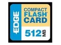 Edge 512MB CompactFlash Card, PE179502, 437301, Memory - Flash
