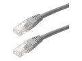 4Xem Cat6 Molded UTP Patch Cable, Gray, 1ft, 4XC6PATCH1GR, 41059341, Cables