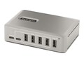 StarTech.com Self-Powered 10-Port USB 3.1 10Gbps Hub w  USB-A, USB-C Ports, BC1.2 Charging, 10G8A2CS-USB-C-HUB, 41563298, USB & Firewire Hubs