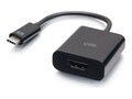 C2G 4K 60Hz USB-C to HDMI Audio Video Adapter Converter - Black, C2G26935, 41765229, Adapters & Port Converters