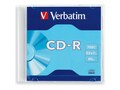Verbatim 52X 700MB (80 min.) Branded CD-R Media (Slim Jewel Case), 94776, 7548837, CD Media
