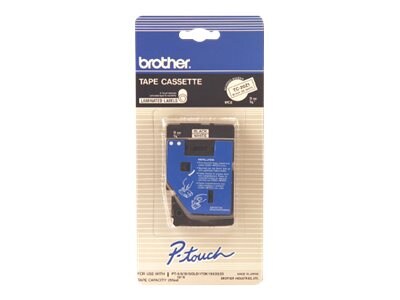 Brother TC Laminated Tape, Black on White, 3 8, TC-20Z1, 41683342, Paper, Labels & Other Print Media