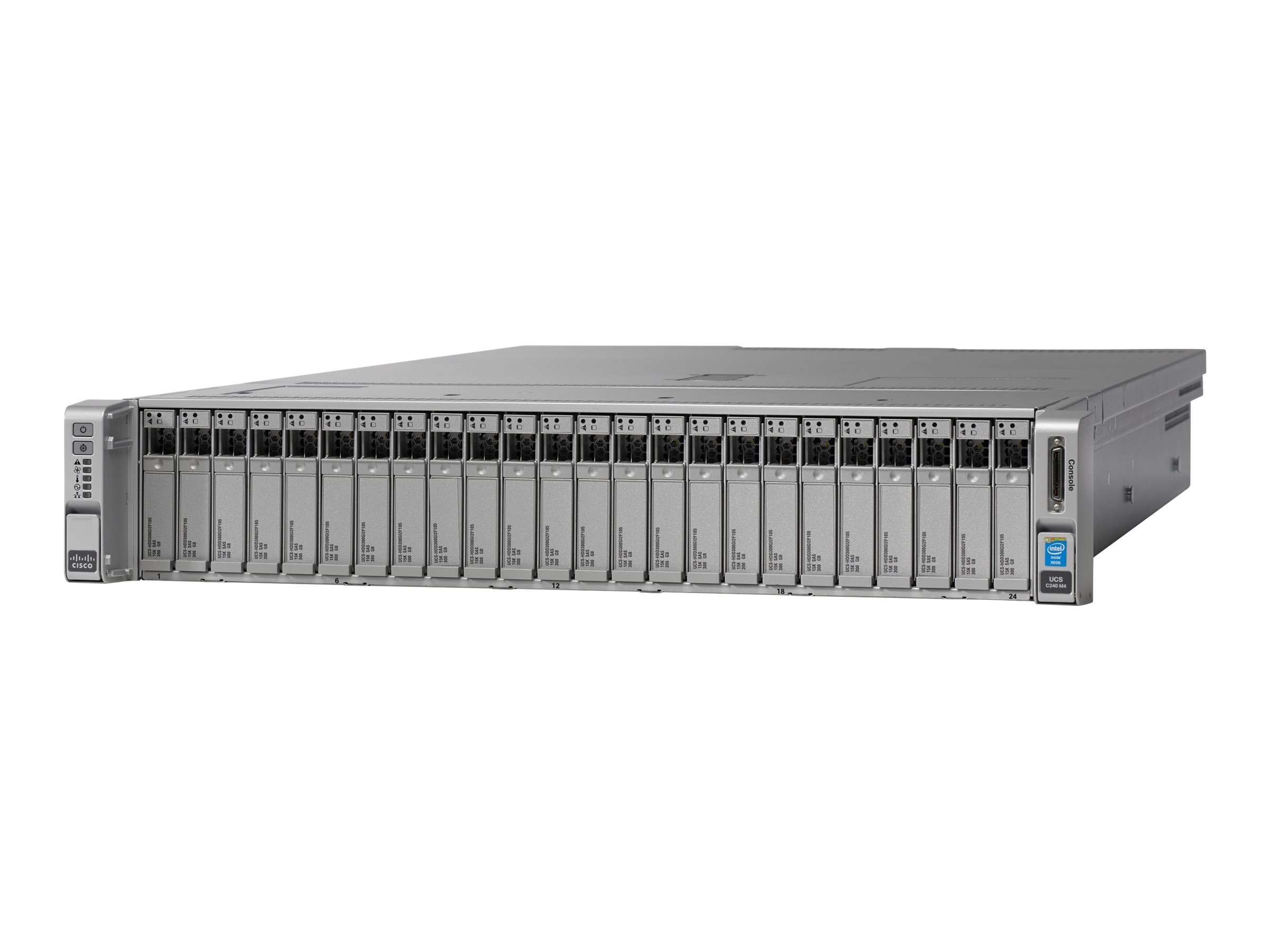 Cisco UCS C240 M4SX (2x)Xeon E5-2680 v4 256GB 24x1.8TB SAS VIC1227