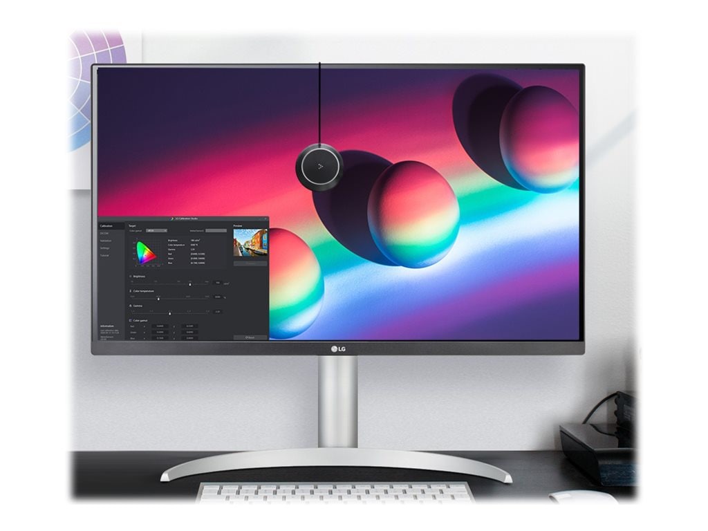 27” IPS 4K UHD Computer Monitor with USB Type-C™, VESA Display HDR™ 400,  AMD FreeSync™ & Adjustable Stand