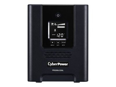 CyberPower Smart App 2070VA 1980W Line-Interactive AVR GreenPower Mini-Tower UPS (PR2200LCDSL), PR2200LCDSL, 16786010, Battery Backup/UPS CyberPower Smart App 2070VA 1980W Line-Interactive AVR GreenPower Mini-Tower UPS (PR2200LCDSL), PR2200LCDSL, 16786010, Battery Backup/UPS