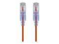 Monoprice Monoprice SlimRun Cat6A Ethernet Network Patch Cable_ 10ft Orange_10-Pack, 16331                         , 41985360, Cables