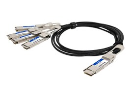 AddOn QDD-4QSFP28-400-CU2M-AO Main Image from Right-angle