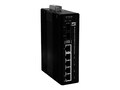 CP Technologies IES-0620 LevelOne Infinity DIN RM Unmanaged Switch 4xGbE PoE+ 2xGbE SFP 1xGbE, IES-0620, 34966778, Network Switches