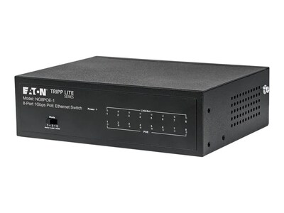 Tripp Lite 8-PORT GIGABIT UNMANAGED NETWO, NG8POE-1                      , 41846292, Network Switches