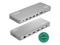 Plugable Dual 4K Display USB-C 2x HDMI 2x DisplayPort Docking Station w  100W PD, UD-6950PDH, 41502766, Docking Stations & Port Replicators