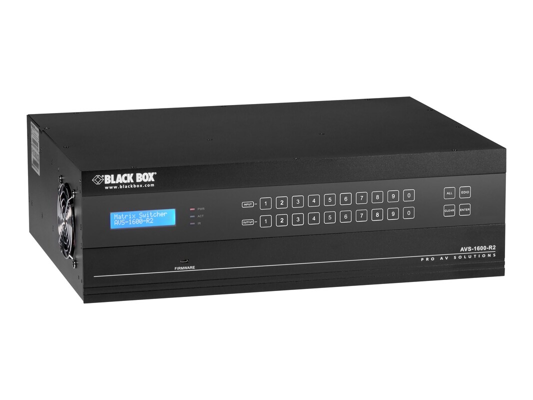 Black Box Modular Matrix Switcher 16 Port 4k Seamless I O Auto Black Box Modular Matrix Switcher 16 Port 4k Seamless I O Auto Detec