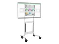 Avteq RPS-500 Height Adjustable AV Cart for 55″ Cisco Spark Board, White, RPS-500-BB-CSB55W, 34386984, Stands & Mounts - Digital Signage & TVs