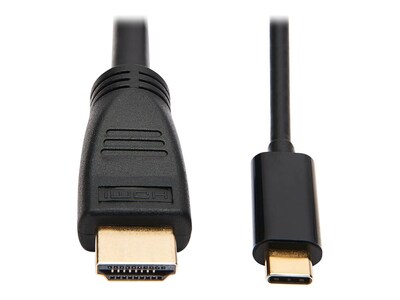 Tripp Lite Thunderbolt 3 USB-C to HDMI 4K @60Hz Adapter Cable, Black, 15ft, U444-015-H4K6BM, 36910807, Cables Tripp Lite Thunderbolt 3 USB-C to HDMI 4K @60Hz Adapter Cable, Black, 15ft, U444-015-H4K6BM, 36910807, Cables