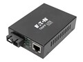 Tripp Lite Gigabit Multimode Fiber to Ethernet Media Converter, POE+ - 10 100 1000 SC, 850 nm, 550 m (1804 ft.), N785-P01-SC-MM1, 37197329, Network Transceivers