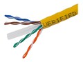 Monoprice CAT6 UTP SOLID CMR1000FT - Y, 8109                          , 41898278, Cables