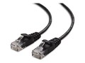 Cable Matters CAT6 Ultra Slim UTP Snagless Ethernet Patch Cable, Black, 25ft, 160019-BLK-25                 , 41893244, Cables